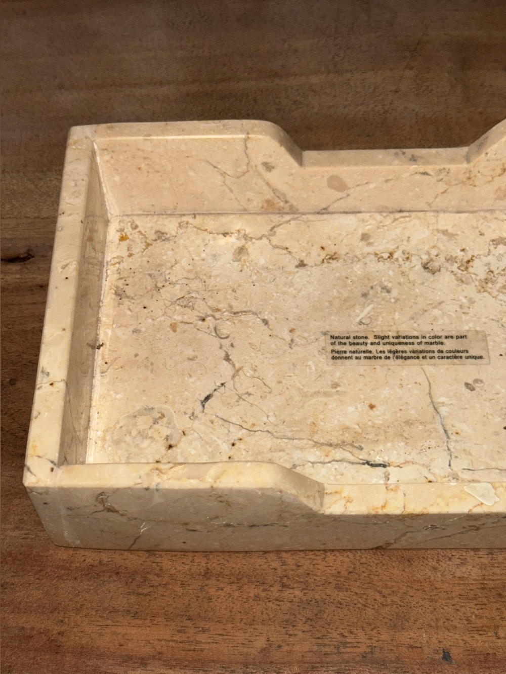 Heavy Natural Stone Tray/Vanity Organizer - Picture 8 of 11